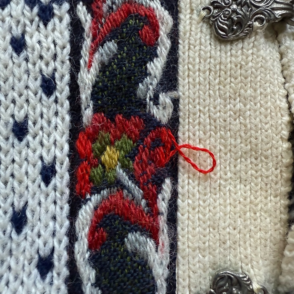Dale of Norway Wool Cardigan Sweater sz 40 - Picture 7 of 8